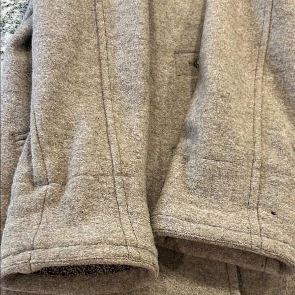 Cozy Gray Boiled Wool-Blend Jacket - Picture 10 of 16